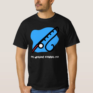 CAMISETA CHAVE DE TUBO DE ENCANADOR , VARA DE PESCA