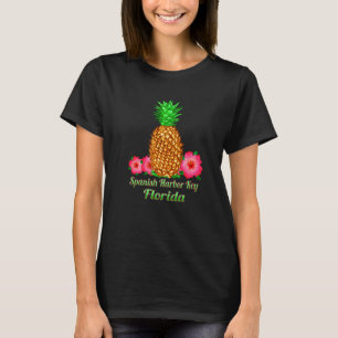 Camiseta Chave do Porto Espanhol Florida Flor de Abacaxi