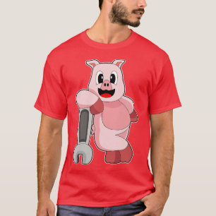 Camiseta Chave Mecânica De Porcos