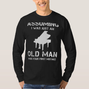 Camiseta Chave para o riso: Piano Tee que Ataca Humorosamen