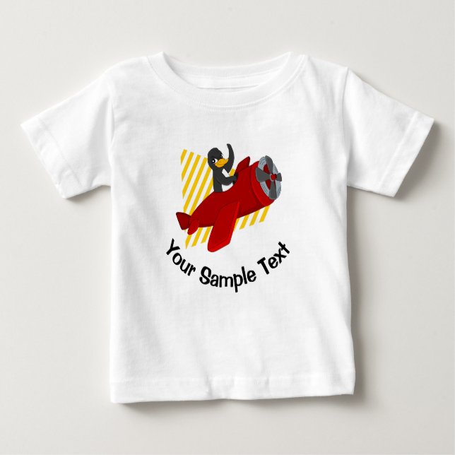 Camiseta Chaveiro de pinguim voador (Frente)