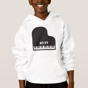 Camiseta Chaves de Piano do Pianista de Nome Personalizado