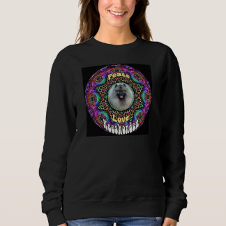 Camiseta Chaves na camisola de mandala roxa