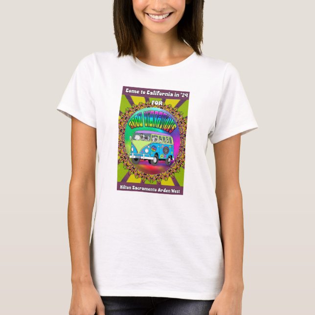 Camiseta Chaves no ônibus hippie T Shirt (Frente)