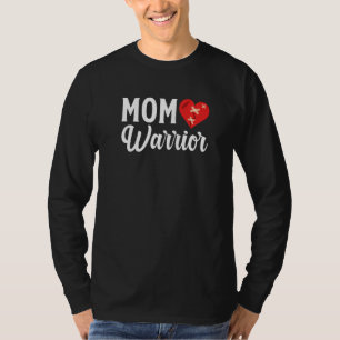 Camiseta Chd Warrior Mãe Doença Cardíaca Congênita CHD Mãe