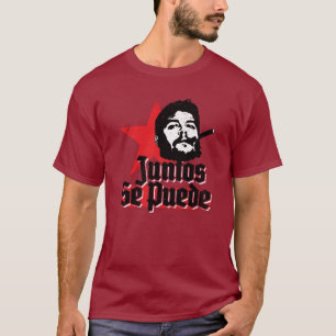 Camiseta Che Guevara Citação Revolucionária Juntos Se Puede