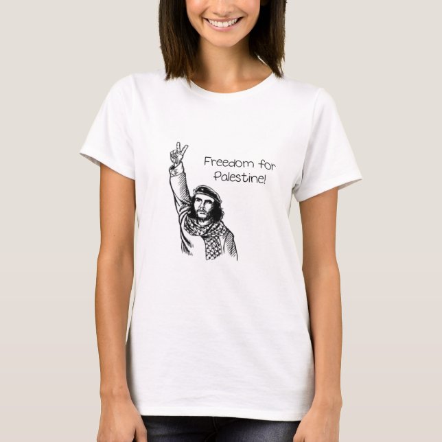 Camiseta Che Guevara, liberdade de Palestina! (Frente)