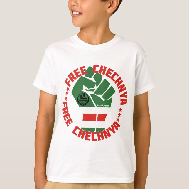 Camiseta Chechênia livre (Frente)