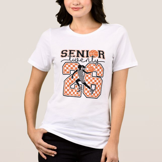 Camiseta Checkerboard 26 de 2026, mais velho Basbol (Frente)