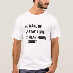 Camiseta Checklist Engraçado