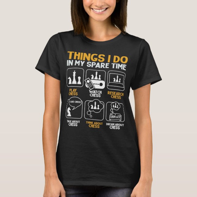 Camiseta Checkmate para o Chess Player Chess Conselho Chess (Frente)