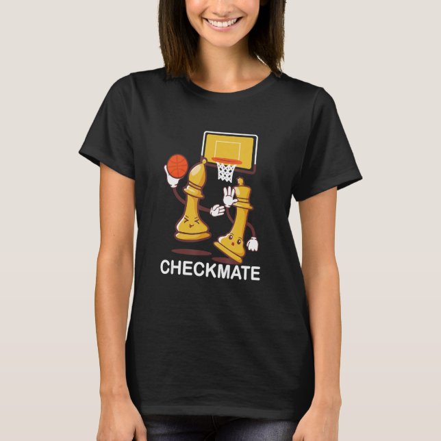 Camiseta Checkmate Playing Chess Game Bishops Chessboard Ch (Frente)