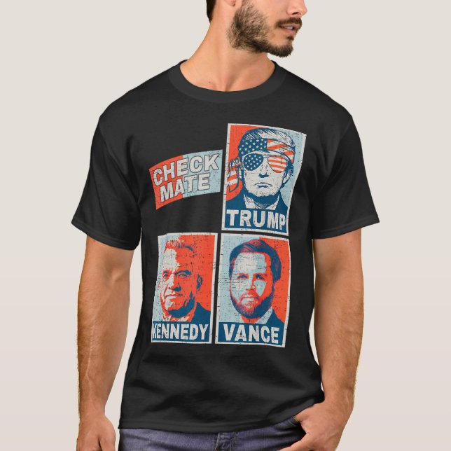Camiseta Checkmate Trump Vance Kennedy (Frente)