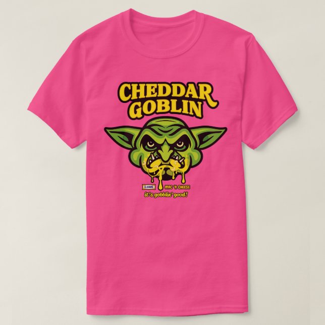 Camiseta Cheddar Goblin (Frente do Design)