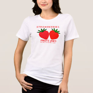 Camiseta Cheeky Sweet Juicy Strawberries - Camisa