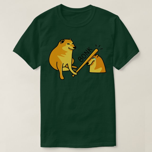 Camiseta Cheems Bonk Chien (Frente do Design)