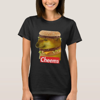 Camiseta Cheems Cheemsburbger Ironic Doge Meme
