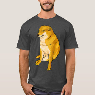 Camiseta Cheems Dog Engraçado Shiba Inu Dank Memória