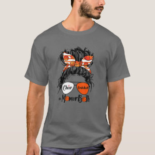 Camiseta Cheer Basquete Mãe De Ambos Os Pêlos Malditos Gl