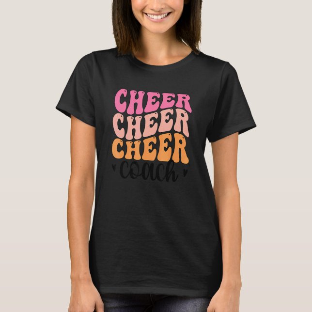 Camiseta Cheer Coach Cheerleading Coach Cheerleader Coach 2 (Frente)