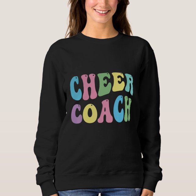 Camiseta Cheer Coach Retro Best Cheer Coach Ever Cheerleade (Frente)