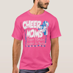 Camiseta Cheer Mães Mais Fortes Mais Alto E Melhores Mulher