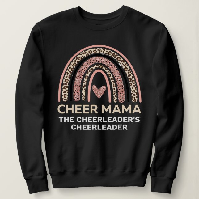 Camiseta Cheer Mama Women Cheerleader Mom  (Frente do Design)