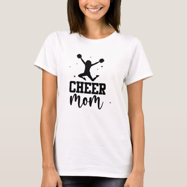 Camiseta "Cheer Mamãe T-shirt" (Frente)