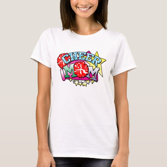Camiseta "Cheer Mamãe T-shirt" (Frente)