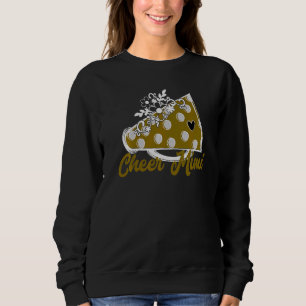 Camiseta Cheer Mimi Dourada Megaphone com Accen Flor Cardía