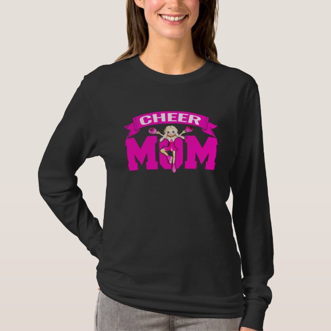 Camiseta Cheer Mom Fun Cheerleader (Frente)