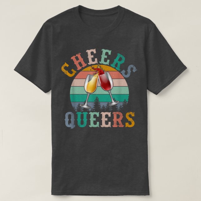 Camiseta Cheer Queers (Frente do Design)