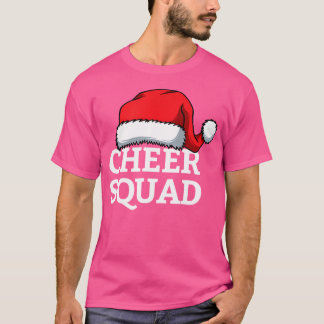 Camiseta Cheer Squad Christmas Santa Cheerleading Matching