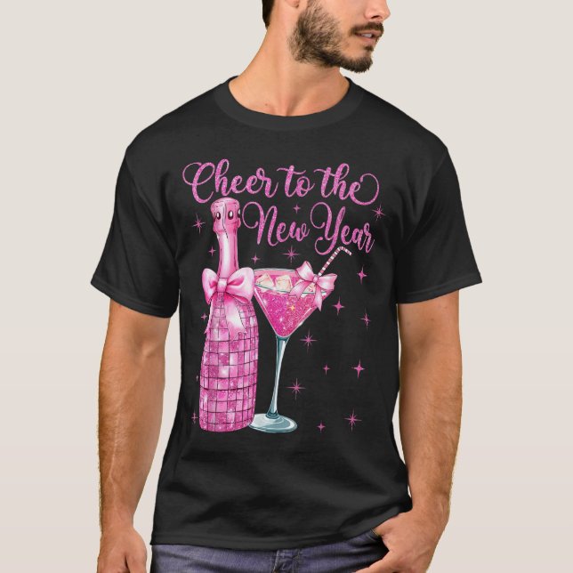 Camiseta Cheer To The New Year Happy New Year 2026 Party  (Frente)