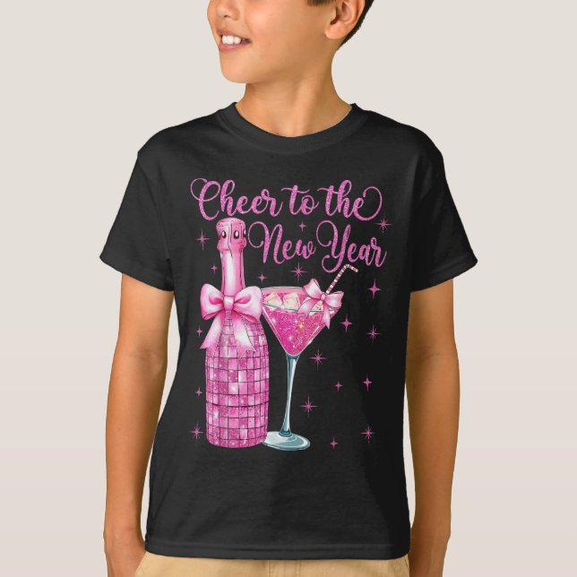 Camiseta Cheer To The New Year Happy New Year 2026 Party  (Frente)
