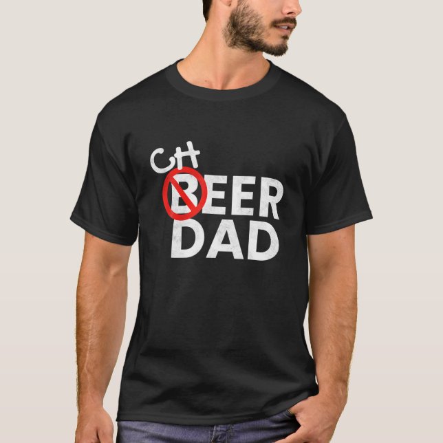 Camiseta Cheerdad I Cheerhead Cheerleader Beer Pai Fathe (Frente)