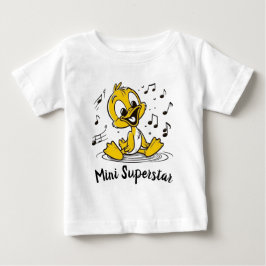 Camiseta Cheerful Singing Duckling Musical Cartoon 🐥🎶