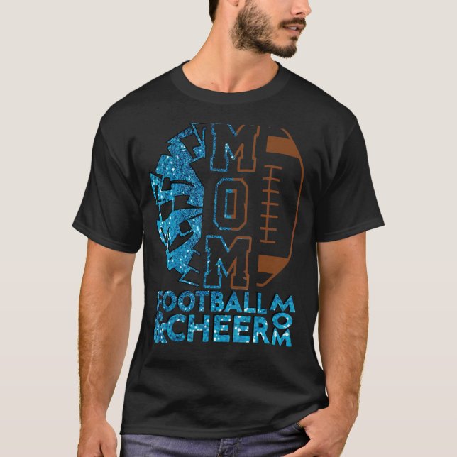 Camiseta Cheerhead De Futebol, Mãe De Ambos Os Manequins (Frente)