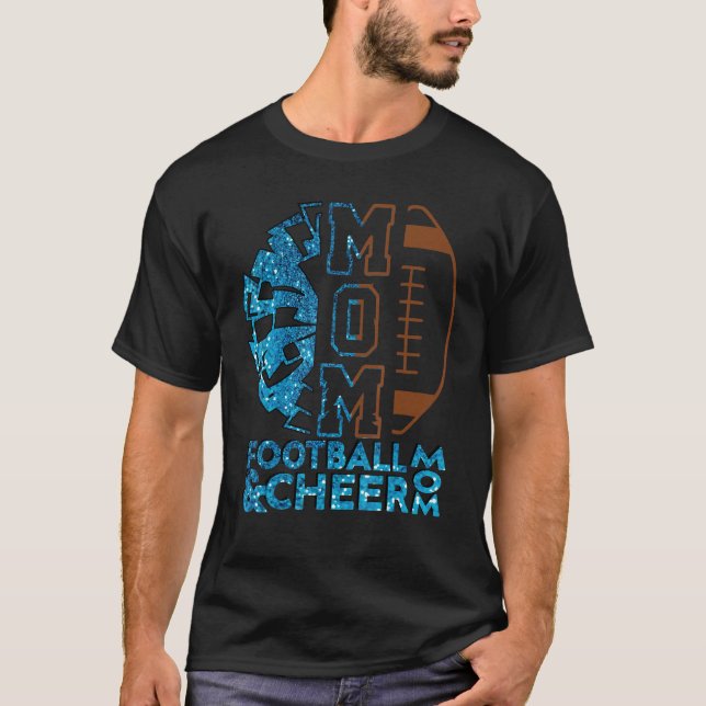 Camiseta Cheerhead De Futebol, Mãe De Ambos Os Manequins (Frente)