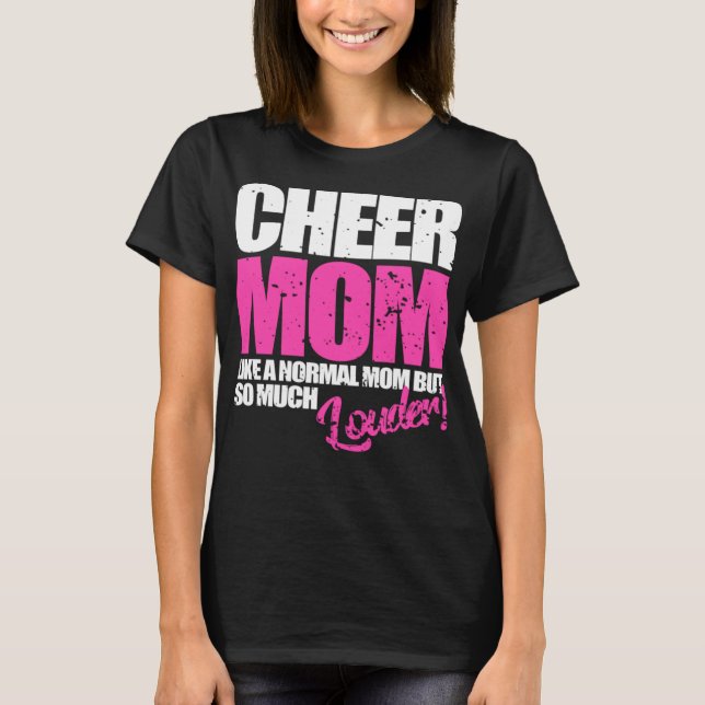 Camiseta Cheerhead Funny Cheer Mama (Frente)
