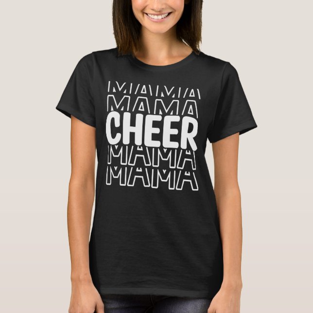 Camiseta Cheerhead Mãe Segundo grau Cheer Chee (Frente)