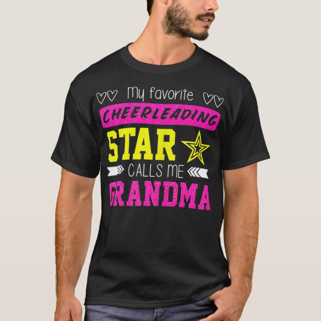 Camiseta Cheerhead Meu Cheerleader Favorito Me Chama (Frente)