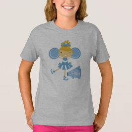 Camiseta Cheerleader azul