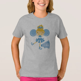 Camiseta Cheerleader azul