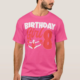 Camiseta Cheerleader Birthday Cheer Girl Cute Cheerleading 
