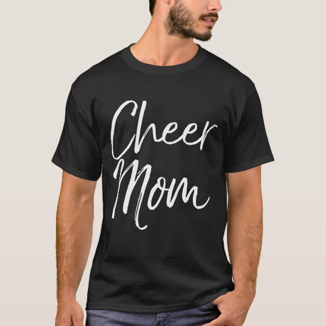 Camiseta Cheerleader Correspondente da Família Bonita Mãe S (Frente)