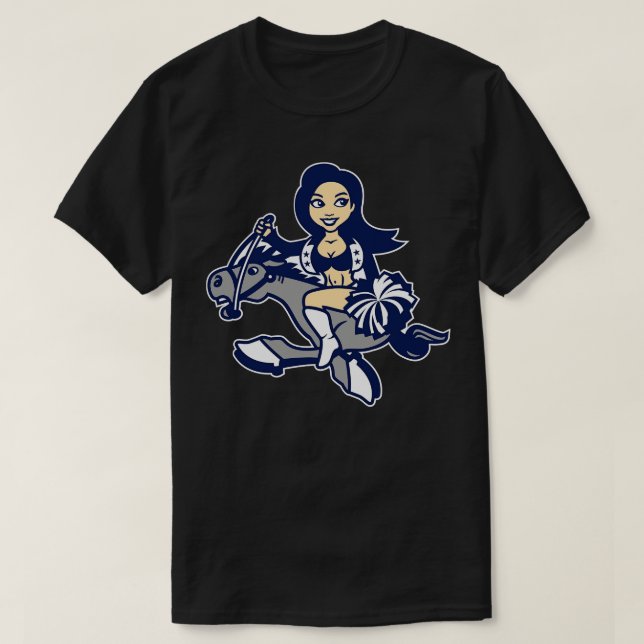 Camiseta Cheerleader Dallas CowGirl (Frente do Design)