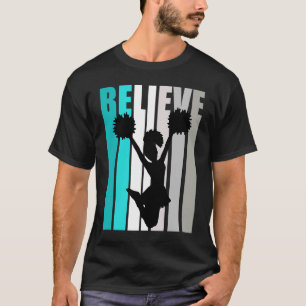 Camiseta Cheerleader de Aniversário da Turquoise Girls