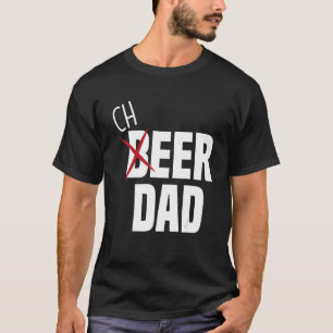 Camiseta Cheerleader de cerveja do Pai líder de torcida do