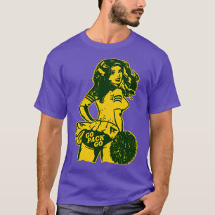 Camiseta Cheerleader de compartimento verde